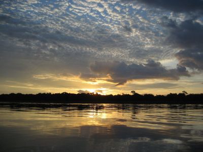Sunrise on the Congo River