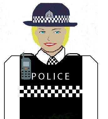 Policewoman, fot. public domain