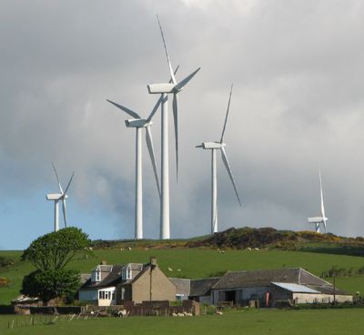 Windfarm in Scotland, fot. public domain